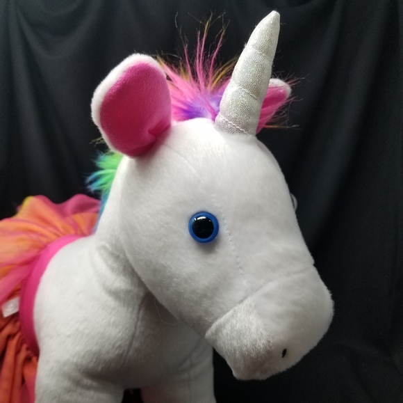 BUILD-A-BEAR WHITE & PINK UNICORN WITH TUTU - Picture 10 of 13